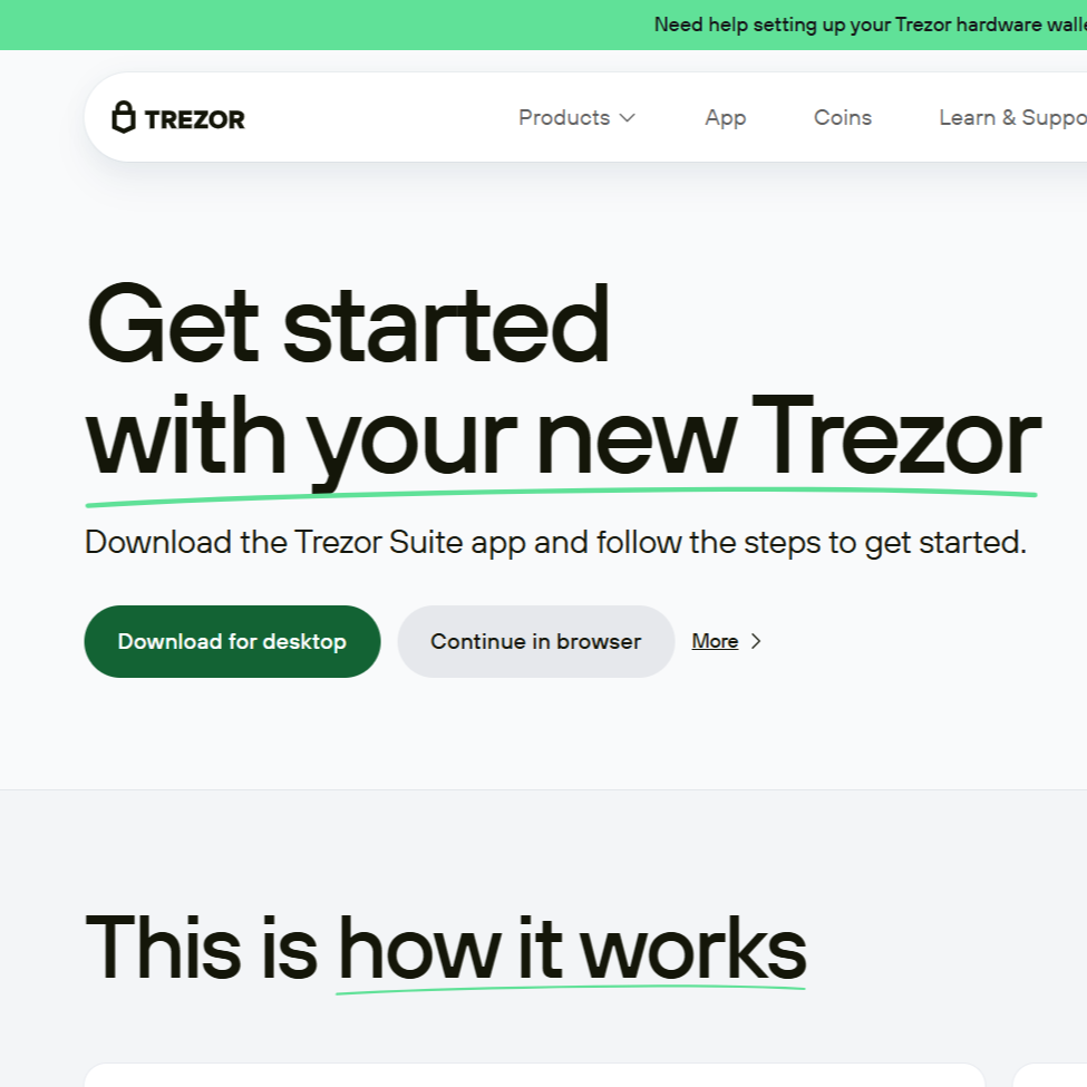 Trezor Suite (Official) | Download Trezor App — Desktop®